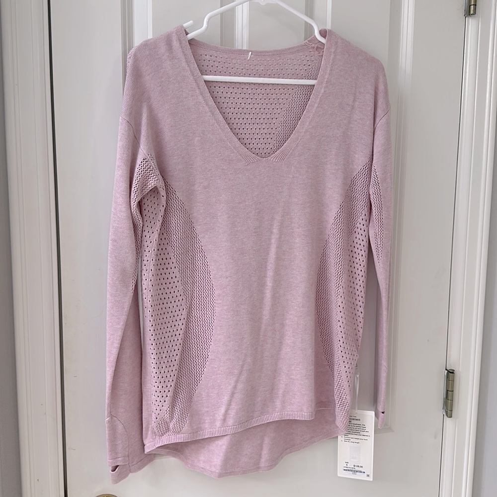 Lululemon Still Movement Sweater - size 4